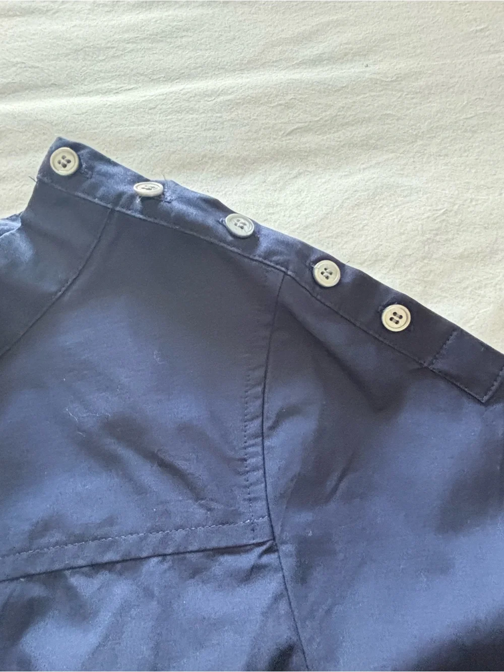 NWOT! J.Crew Funnelneck Button Poplin Shirt